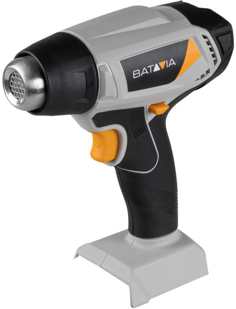Accu 18V Heteluchtpistool - Excl. Accu en Oplader - Ergonomisch gevormd handvat met softgrip - Temperaturen tot 550°C - Geschikt voor plastic vormen, snel drogen, labels verwijderen en meer! - Maxxpack van Batavia – productafbeelding