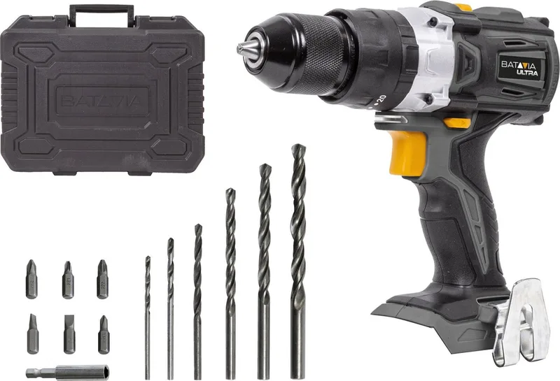 Accu 18V klopboormachine 60 Nm - Excl. Accu en Oplader - Brushless motor - Klopboorfunctie - 1800RPM - 60Nm - Ø13 mm - Ultra van Batavia – productafbeelding