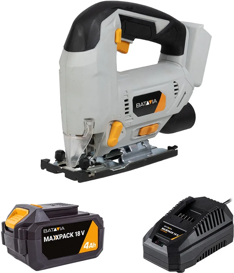 Batavia 18V Accu Decoupeerzaag Incl. 4.0Ah Accu & Snellader van Batavia – productafbeelding