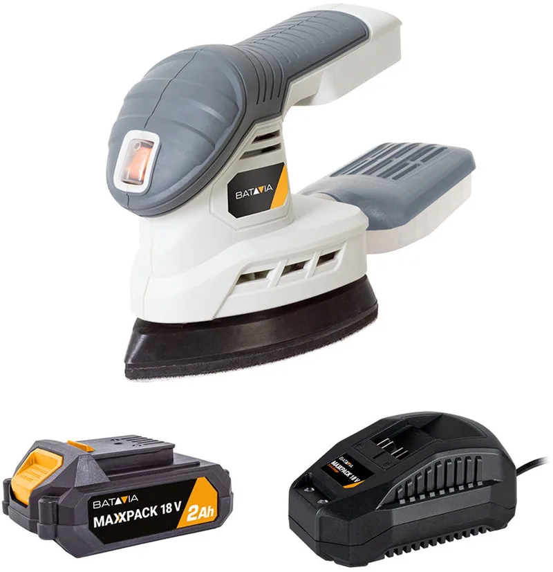 Batavia 18V Accu Multi-Schuurmachine Incl. 2.0Ah Accu & Lader von Batavia – Produktbild