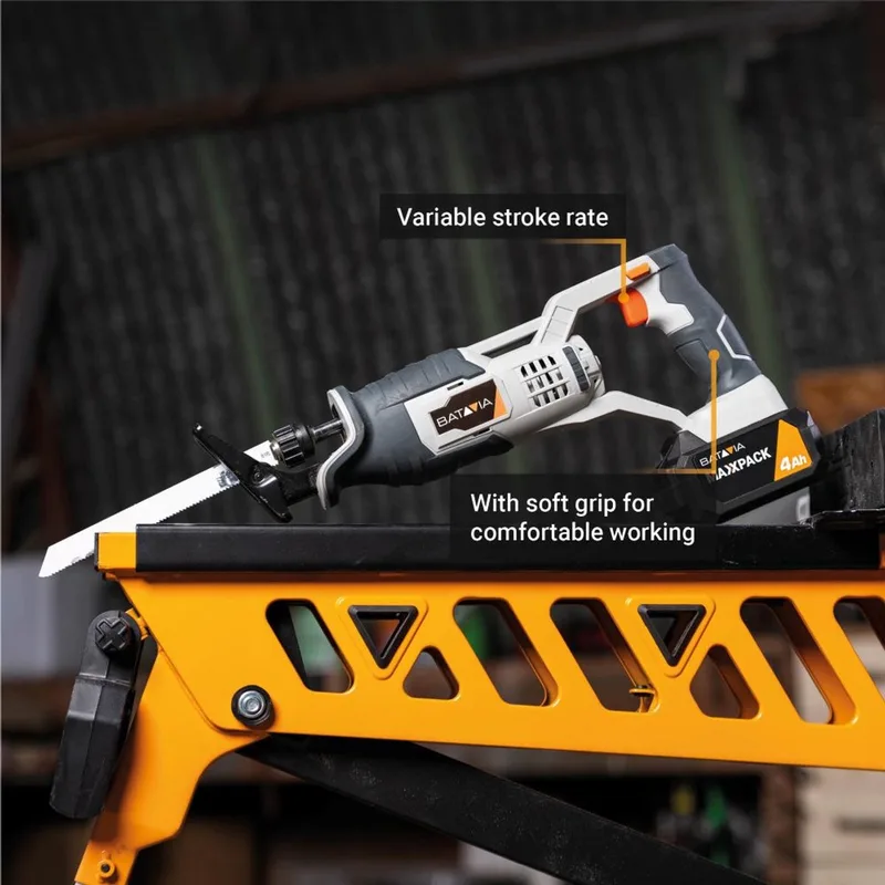Batavia 18V Accu Reciprozaag Incl. 2.0Ah Accu & Lader van Batavia – productafbeelding