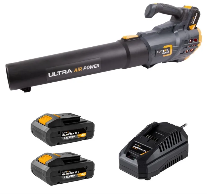 Batavia 18V Maxxpack Ultra Accu Bladblazer Set - Inclusief 2x 4.0Ah Accu’s en Snellader by Batavia – product image