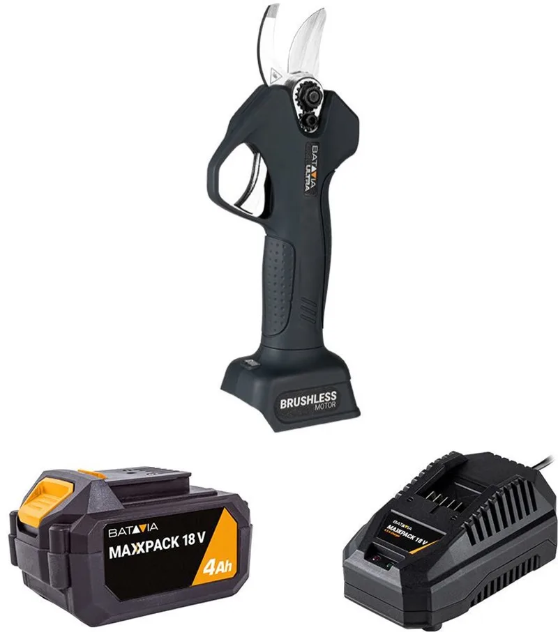 Batavia 18V Nexxcut Brushless Accu Takkenschaar 30 mm Incl. 4.0Ah Accu & Snellader fra Batavia – produktbillede