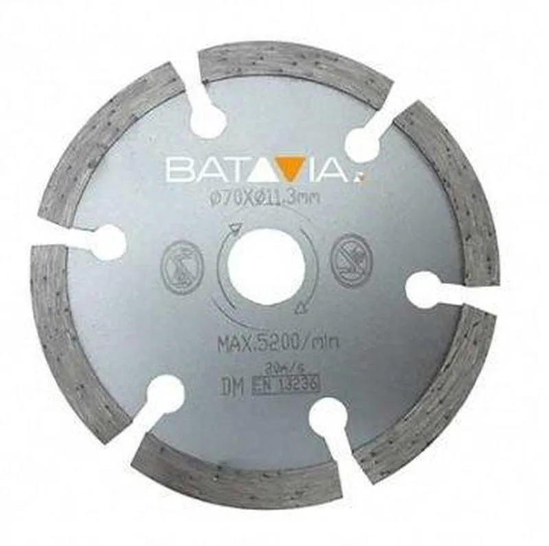 Zaagblad Racer Diamant - Incl. 2 Zaagbladen - Ø 70 mm x 1.8 mm - Geschikt voor zagen van keramische tegels, printplaten, glasvezelversterkte kunststof de Batavia – image du produit