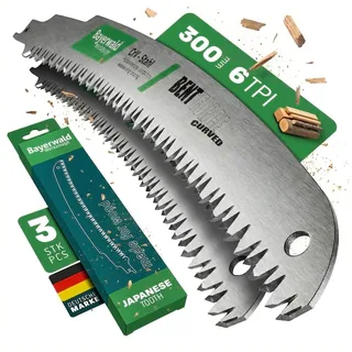 3x Bayerwald Werkzeuge Säbelsägeblatt Bent Force curved Länge 300 mm de Bayerwald – image du produit 1 sur 3