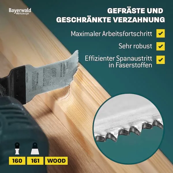 5x Bayerwald SL BiM Tauchsägeblatt 35x50mm by Bayerwald – product image