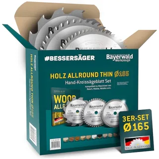 HOLZ ALLROUND Ø165 Akku-HandKreissägeblatt-Set by Bayerwald – product image 1 of 5