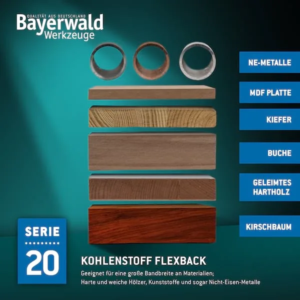 Holz Bandsägeblatt 1400 x 6 x 0.65 x 14 ZpZ fra Bayerwald – produktbillede 3 af 4