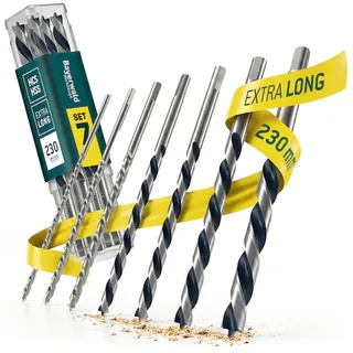 Profi Holzbohrer Set Überlänge 230 mm - 7‑tlg. 4-12 mm de Bayerwald – image du produit 1 sur 5