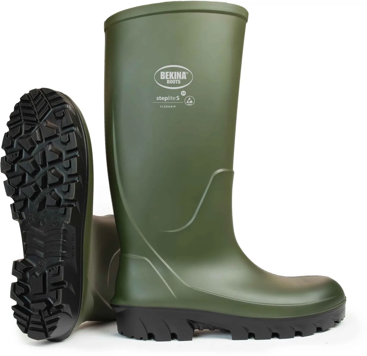 laars StepliteS FlexGrip-04-42 van Bekina, Groen, Zwart – productafbeelding