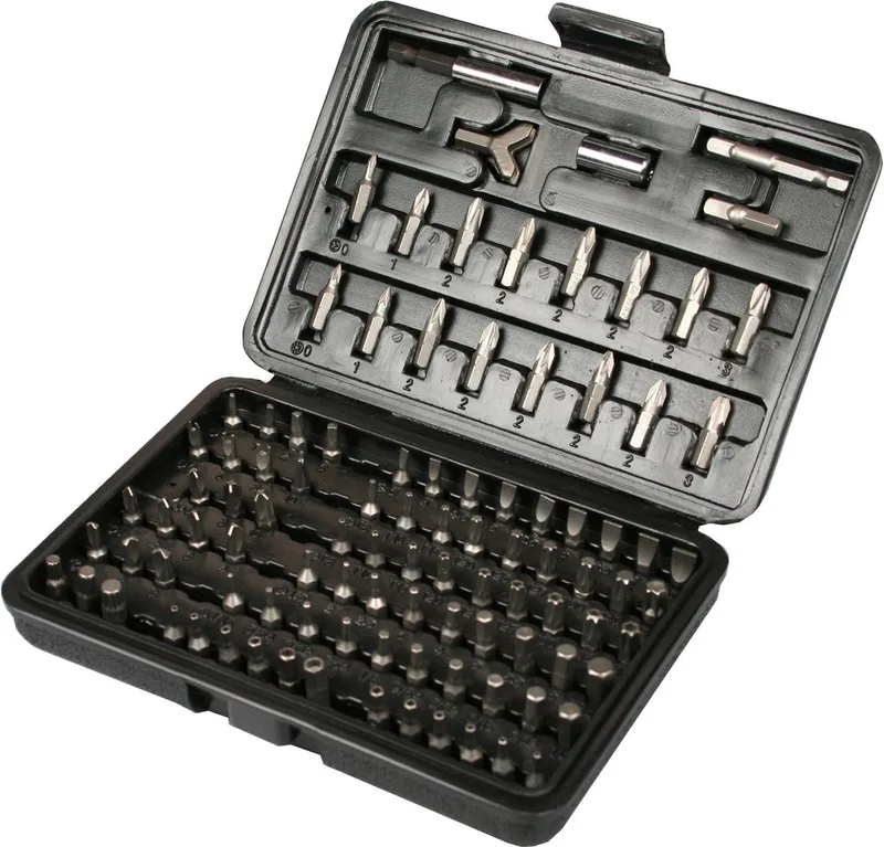 Benson 100-delige schroevendraaierset - uitgebreide bitset - met opbergcase en accessoires by Benson – product image