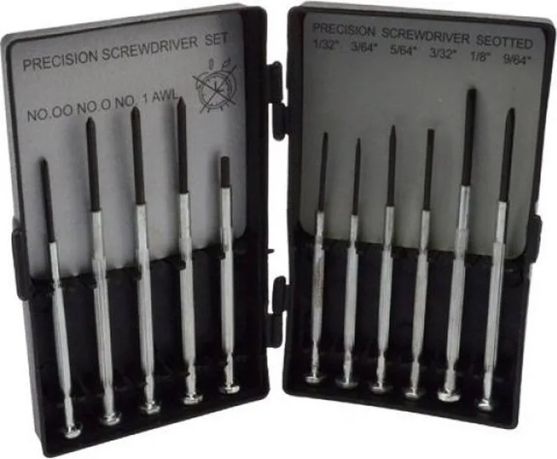 Benson 11-Delige Schroevendraaier Set Precisie van Benson, Zilver – productafbeelding