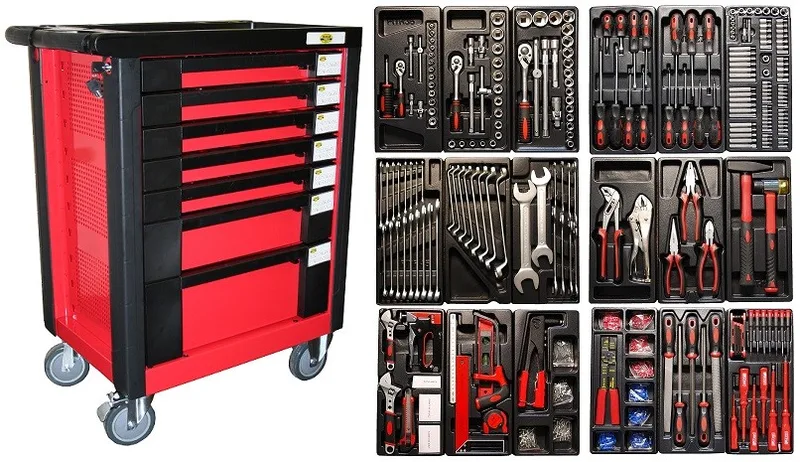 BENSON 542-delige gereedschapswagen van Benson – productafbeelding
