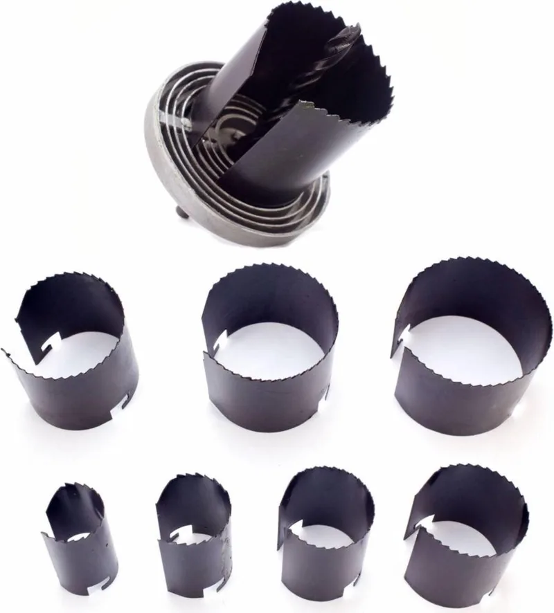 Benson 7-delige gatenzaag set - Ø 26-63 mm - extra gehard staal - snelspan-inzetzaagbladen de Benson – image du produit