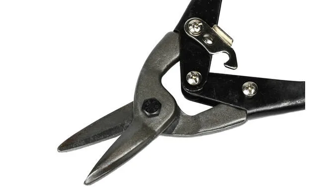 Blikschaar Plaatschaar met Rechte Knip - Geel Handvat van Benson – productafbeelding 2 van 5