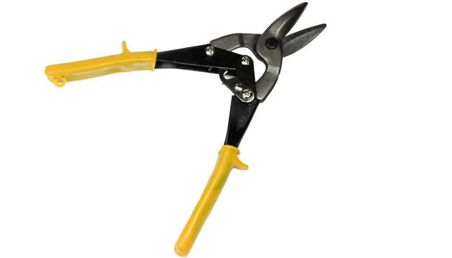 Blikschaar Plaatschaar met Rechte Knip - Geel Handvat van Benson – productafbeelding 5 van 5