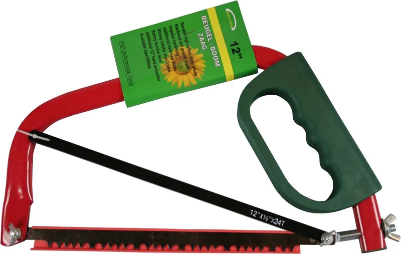 Boomzaag en ijzerzaag - gehard staal - Amerikaanse vertanding - 30 cm - geel van Benson – productafbeelding