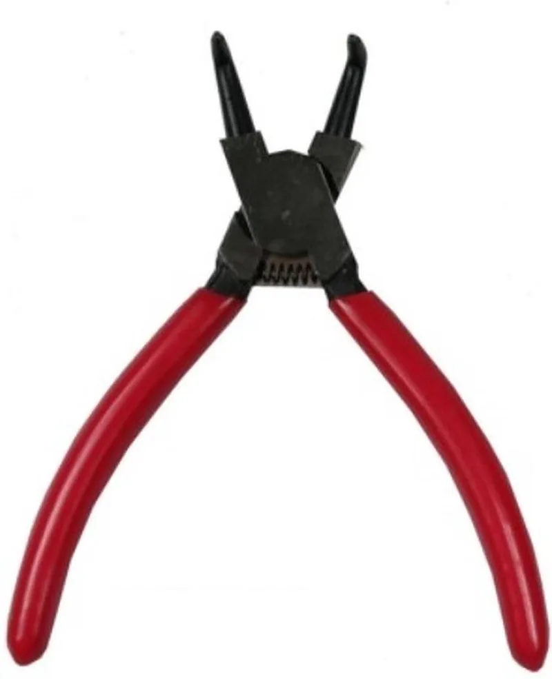 Borgveertang - 125 mm - Gebogen 45° - Klustang von Benson, Rot – Produktbild