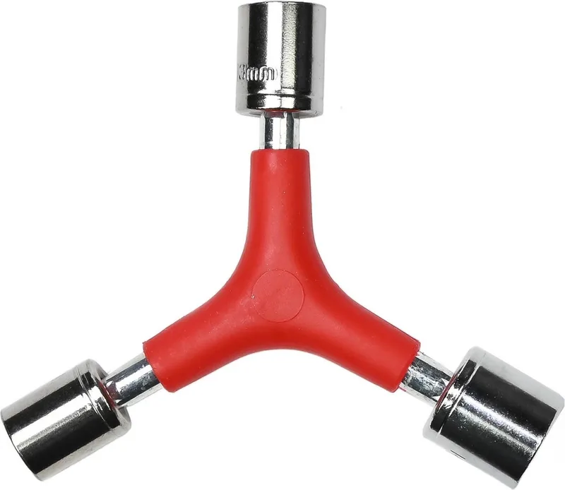 Dopsleutel 3-weg - 8/9/10 mm - Comfortabel handvat - Rood de Benson, Bleu – image du produit