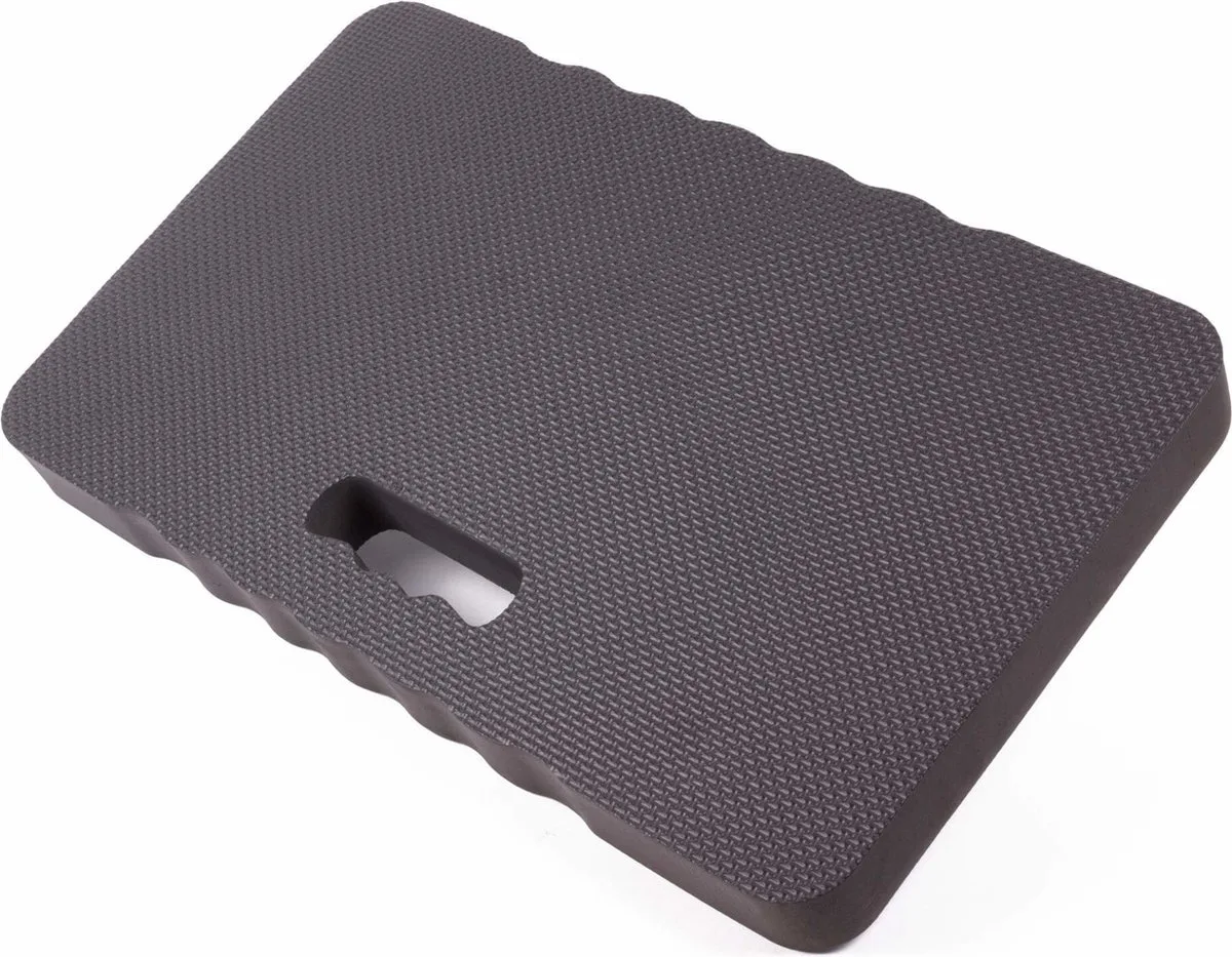 Extra dikke kniemat - Schokabsorberend EVA-foam - 46 x 28 x 4 cm fra Benson, Sort – produktbillede