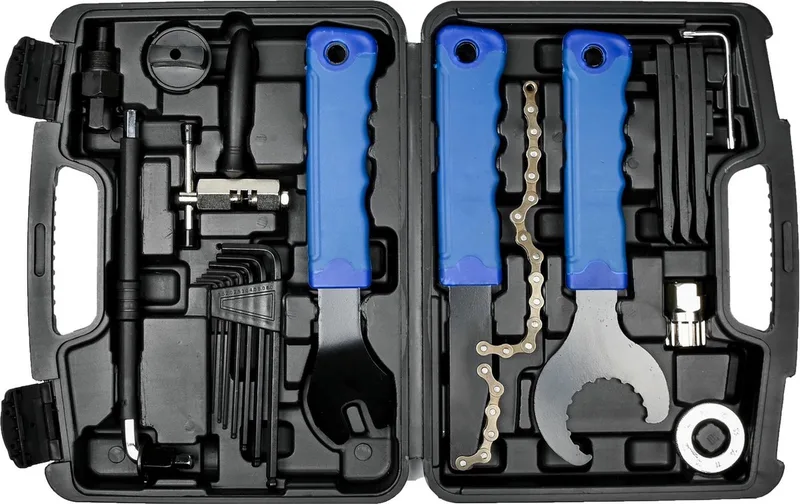 Fietsgereedschap - Gereedschapset Fiets - Reparatieset - Fietsmateriaal - 21-delig - Uitgebreid von Benson, Schwarz – Produktbild