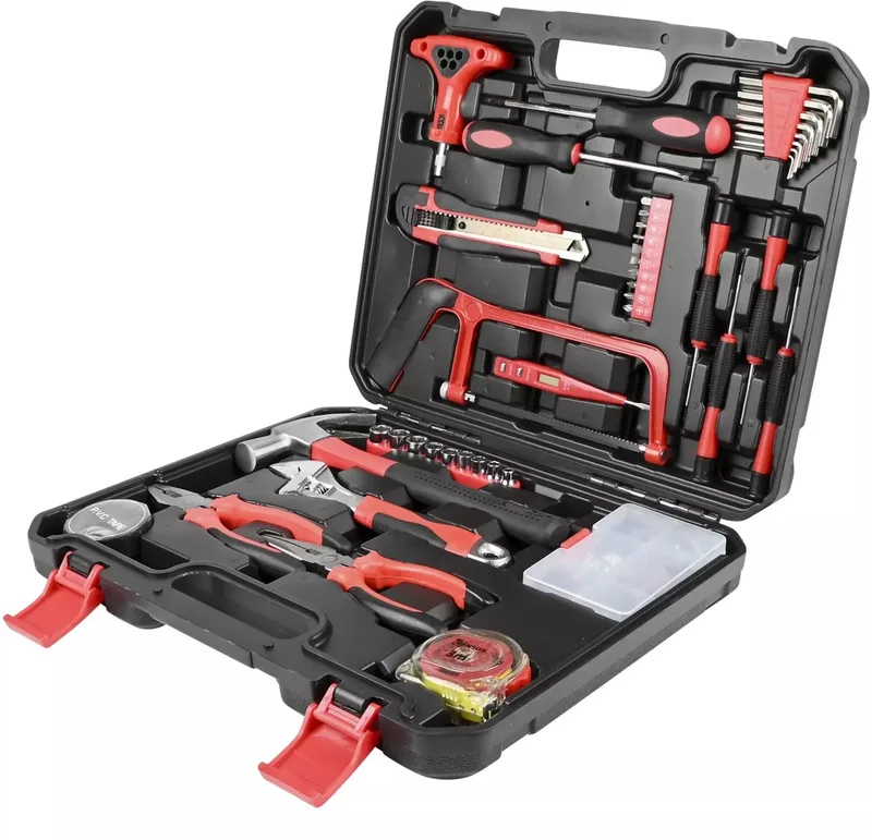 Gereedschapset 104-delig - 12,13 mm - 18 mm - 250 V - 3 m - 5,5x 90 mm - 5,6 mm de Benson, Noir – image du produit