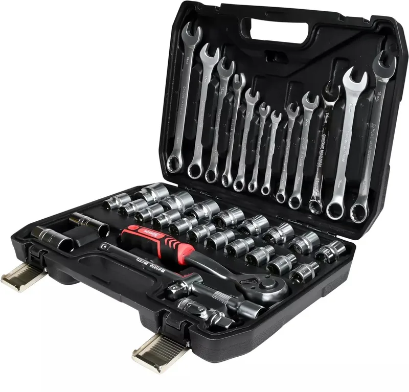 Gereedschapset 37-delig - 2x 16 mm - 2x 21 mm - 32 mm - 8 m de Benson, Noir – image du produit