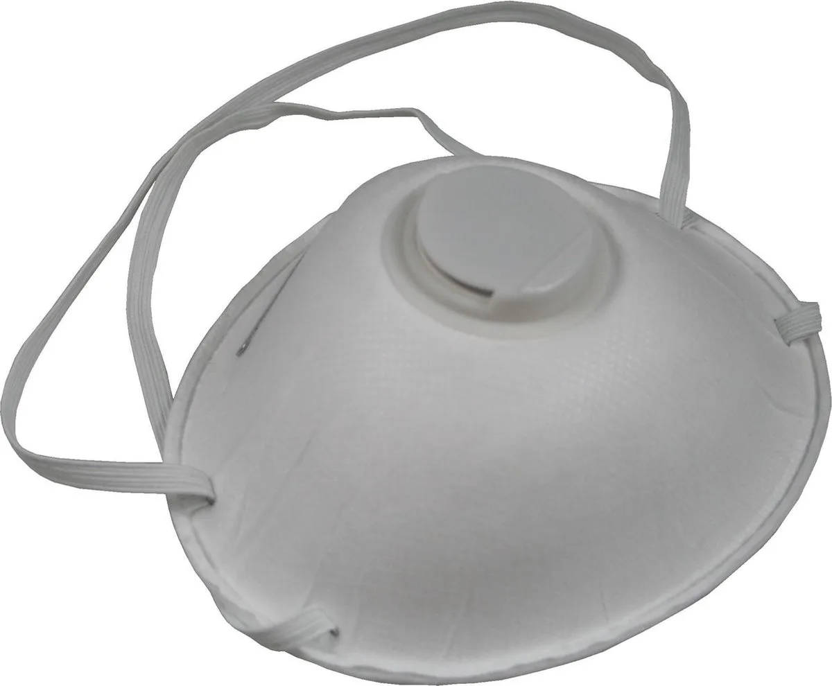 Gevormd stofmasker met ventiel - FFP2 - CE-keur - enkel gebruik de Benson, Blanc – image du produit
