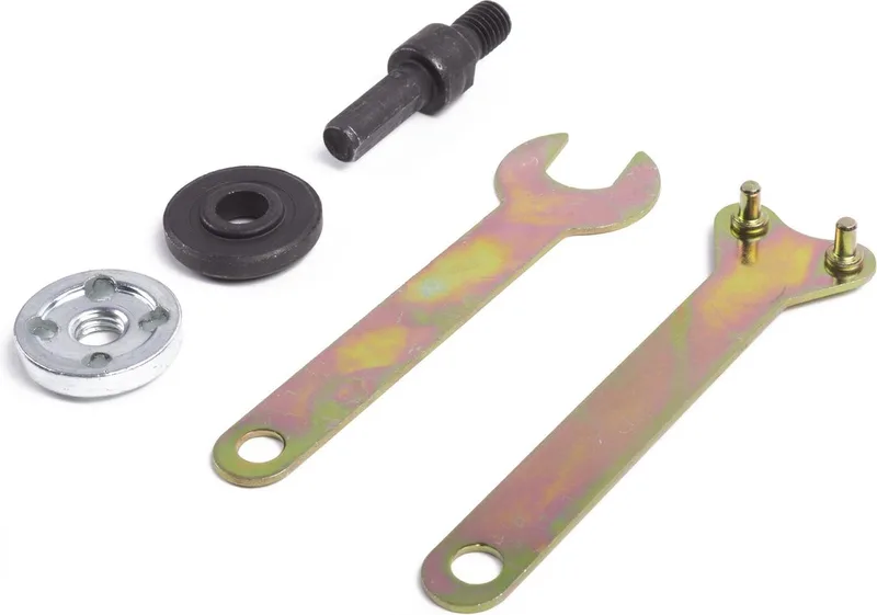 Haakse slijper adapter set - 5 delig - M10 - metaal - veelzijdig en duurzaam by Benson – product image