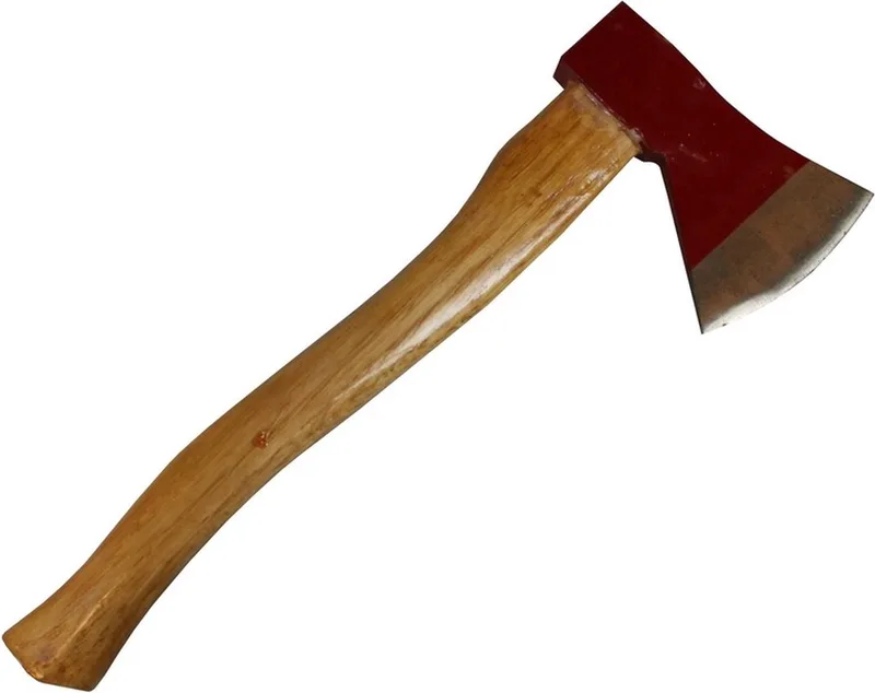 Handbijl - 600 gram - 36 cm - bijl - rood - hakbijl van Benson – productafbeelding