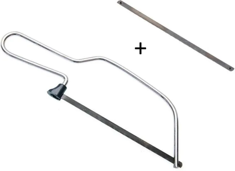 IJzerzaag - Metalen Beugel - Inclusief Reserve Zaagblad - 150 mm - Vernikkeld Verenstaal von Benson – Produktbild