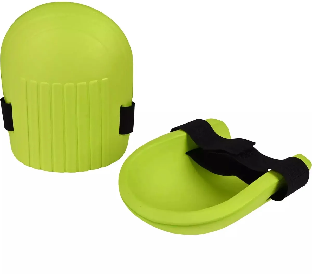 Kniebeschermers foam met klittenband - 18 x 14 cm - Comfort en bescherming by Benson, Yellow – product image
