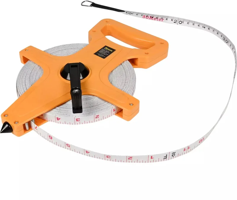Landmeter - 50 meter - Slagvast kunststof - Glasfiber band - Nauwkeurigheidsklasse 3 von Benson – Produktbild