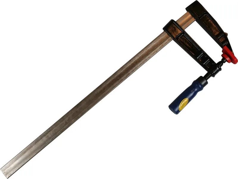 Lijmklem - DIN 5117 - 80 x 400 mm - Smeedbaar gietijzer - Maximaal klembereik 40 cm von Benson, Blau – Produktbild