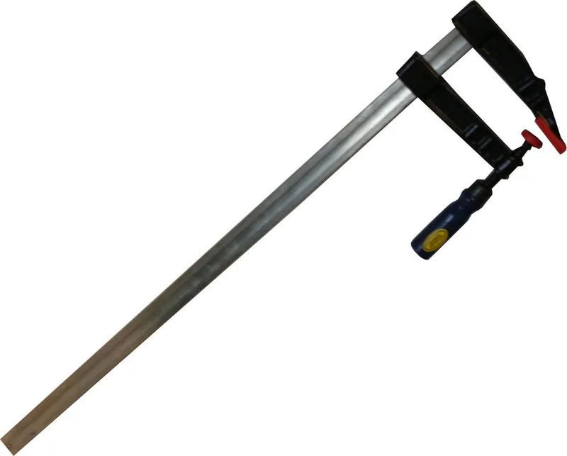 Lijmklem - Maximaal klembereik 50 cm - Bek diepte 12 cm - Geprofileerde geleider - Veiligheidsbeschermkapjes de Benson, Bleu – image du produit