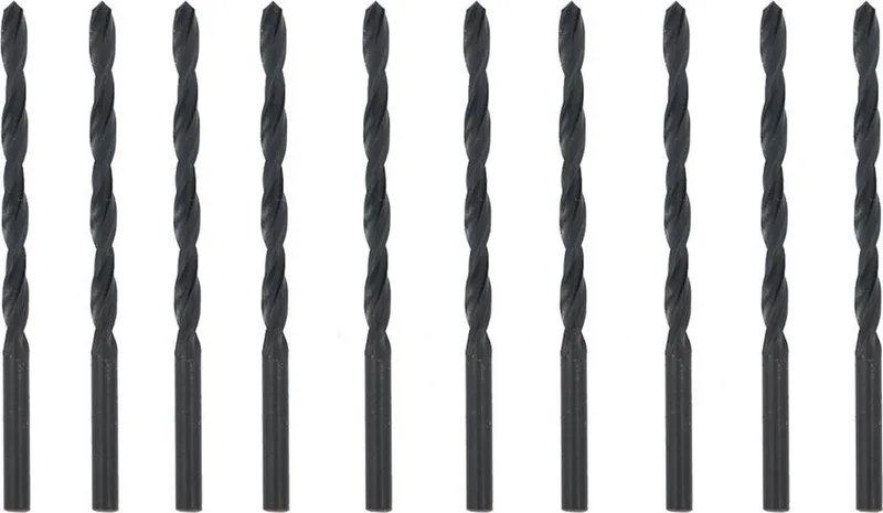 Metaalboren set - 4.0 mm - gerolde spiraalboor - 10 stuks - met opbergbox by Benson – product image