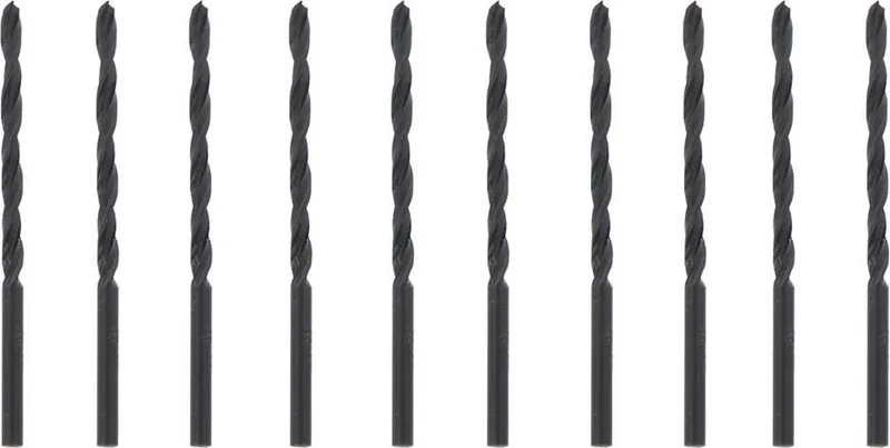 Metaalboren set - HSS - 3 mm - 10 stuks - Inclusief opbergbox by Benson – product image