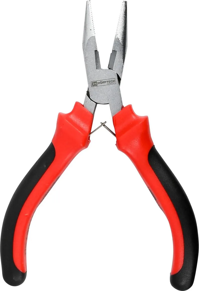 Mini punttang - precisiewerk - ergonomisch - 125 mm - rood/zwart by Benson, Red – product image