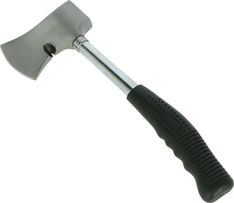 Multifunctionele bijl - Gebogen steel - Anti-slip soft grip - 34 cm - 900 gram van Benson – productafbeelding