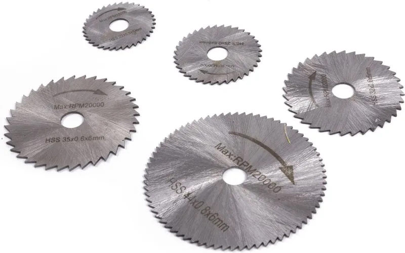 Multitool Zaag Set - 5 HSS Slijpschijven - Carbon Staal - 6-delig von Benson – Produktbild