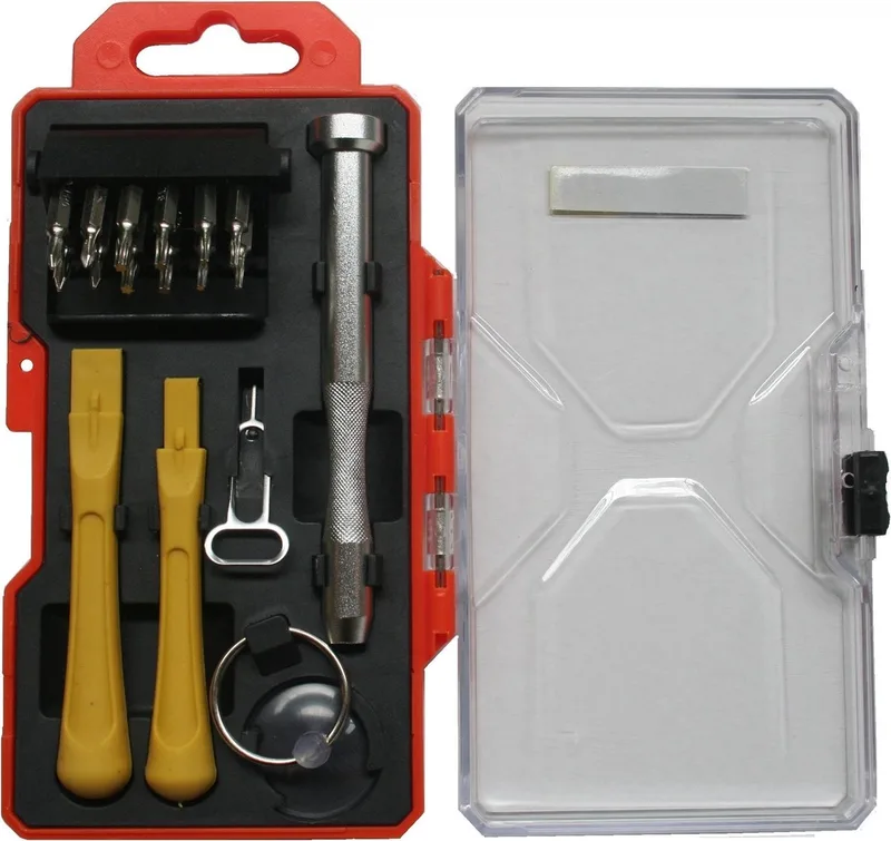 Precisie Schroevendraaiers voor Smartphone - Tablet - 17 delig by Benson, Red – product image