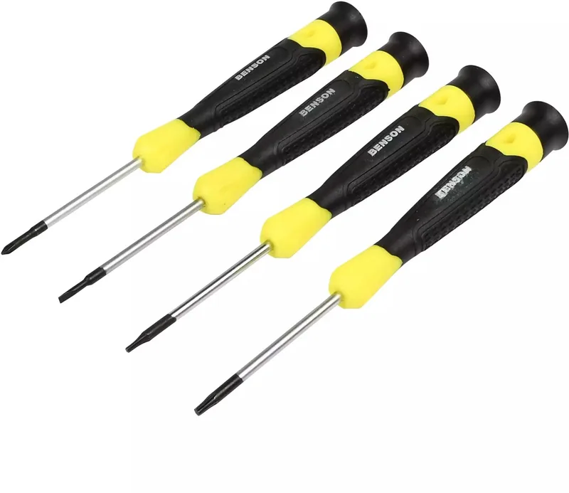 Precisie schroevendraaierset - 4-delig - Torx & Kruis - Ergonomisch - Compact by Benson, Ornaje – product image