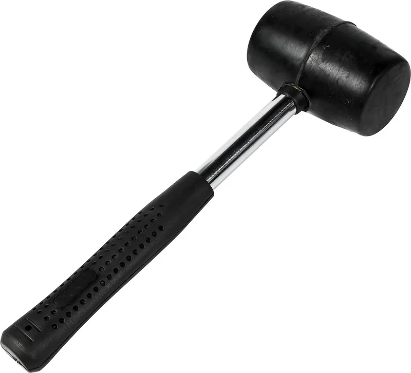 Rubberen hamer - stalen steel - 30 cm - veelzijdig gebruik von Benson – Produktbild