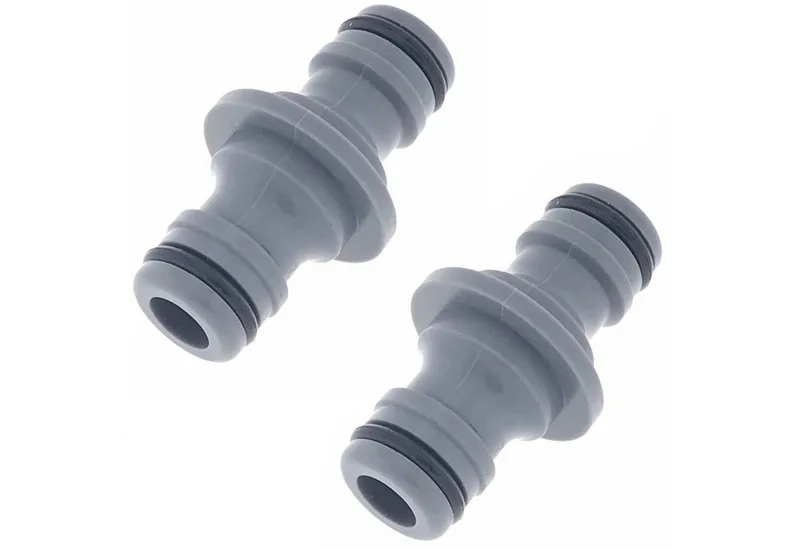 Schlauchkupplung 2x Gartenschlauch Verbinder Schlauchkupplung, Wasserschlauch, Schnellkupplung, Adapter van Benson – productafbeelding 1 van 3