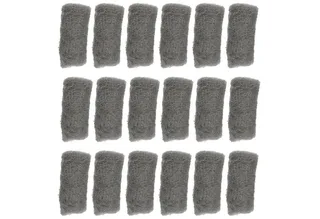 Schleifpapier 18x Stahlwolle Metallwolle Schleifwolle Grad 0, (18 St), Polierwolle, Reinigen, Mittelfein de Benson – image du produit 1 sur 3