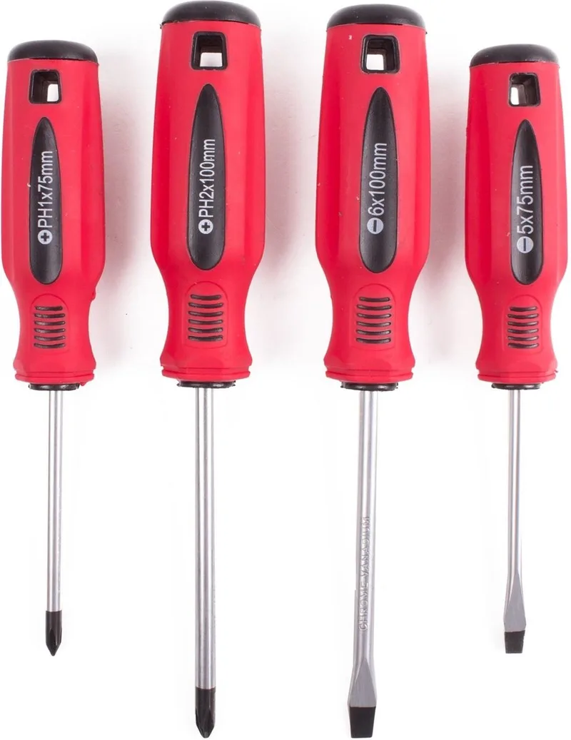 Schroevendraaierset - 4-delig - 11 x 7 cm - schroevendraaiers de Benson, Ornaje – image du produit