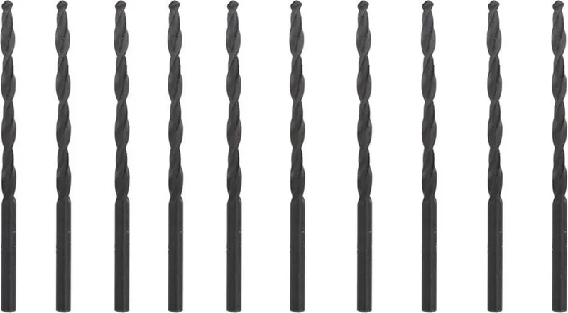 Set van 10 HSS metaalboren - 3.5 mm - rechts snijdend - cilindrisch - met opbergbox by Benson – product image