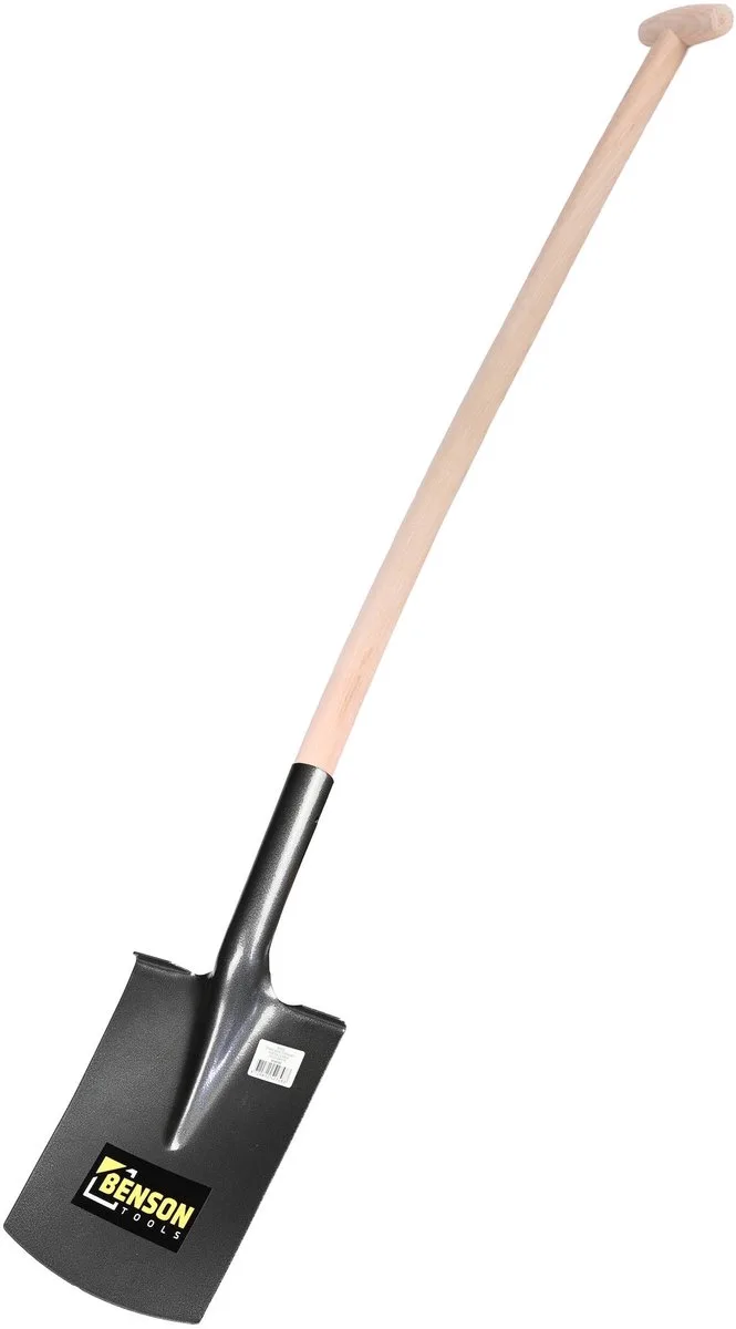 Spade - metaal - met steel - 216 x 264 mm - schop - silverstone coating de Benson – image du produit