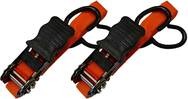 Spanband profi - 2x - polyester/rubber - 4,5 m - ratel by Benson, Orange – product image