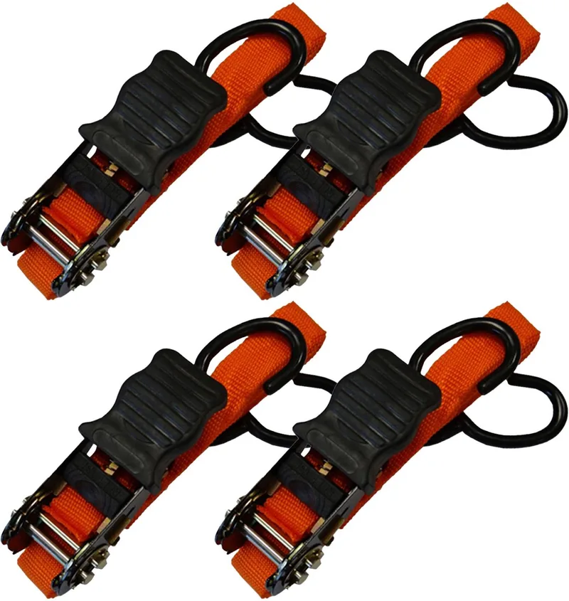 Spanband profi - 4x - polyester/rubber - 4,5 m - ratel by Benson, Orange – product image